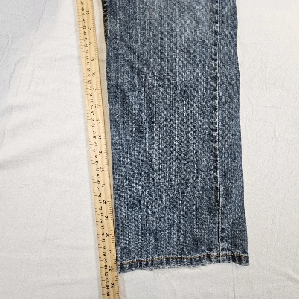 Levis 559 Jeans Mens 33 34 Straight Leg Blue Denim Relaxed Fit Medium Wash‎